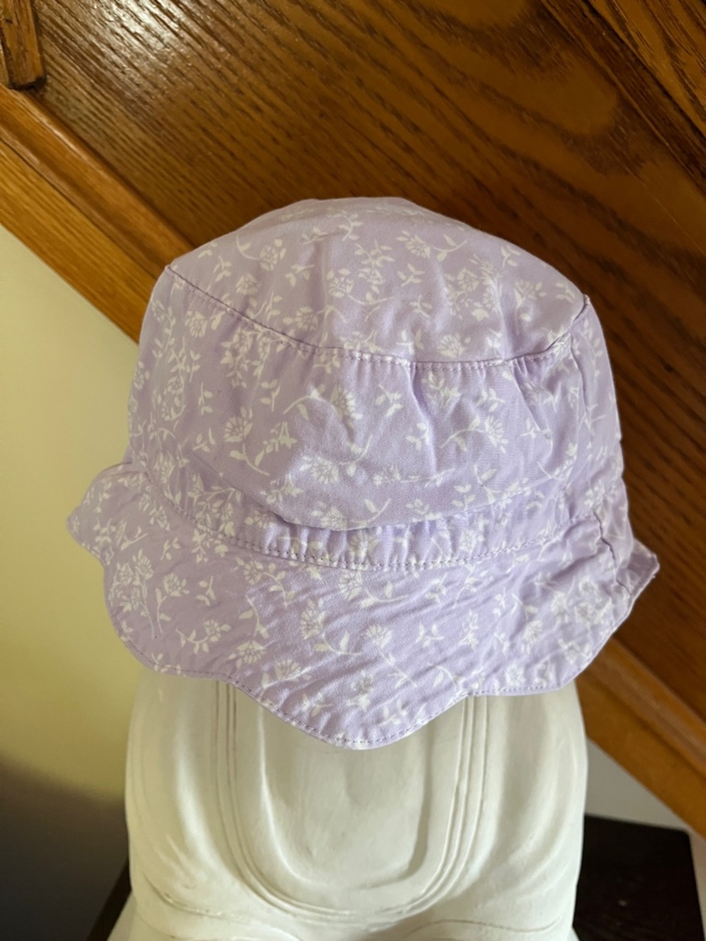 Lavender Floral Classic Pooh Sun Hat for Kids - Picture 4 of 13